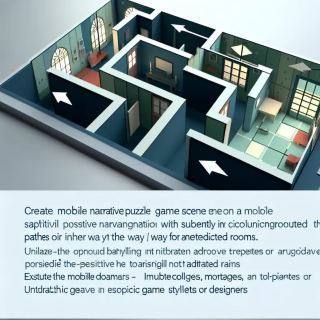 Nawigacja między połączonymi dioramami w The Almost Gone