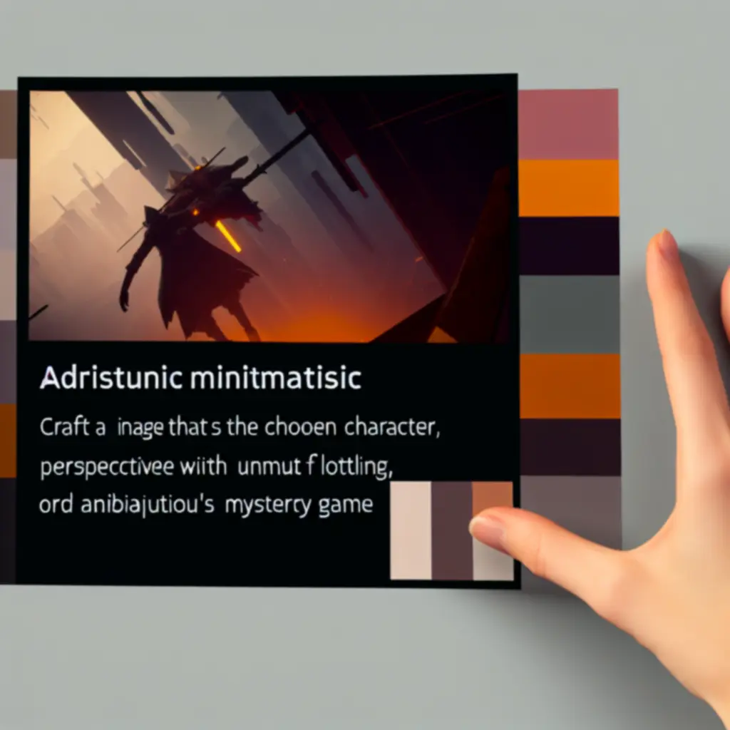 Minimalistyczny fan-art inspirowany The Almost Gone